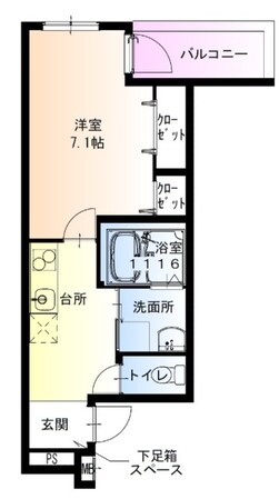 フジパレス出来島EASTⅢ番館の物件間取画像